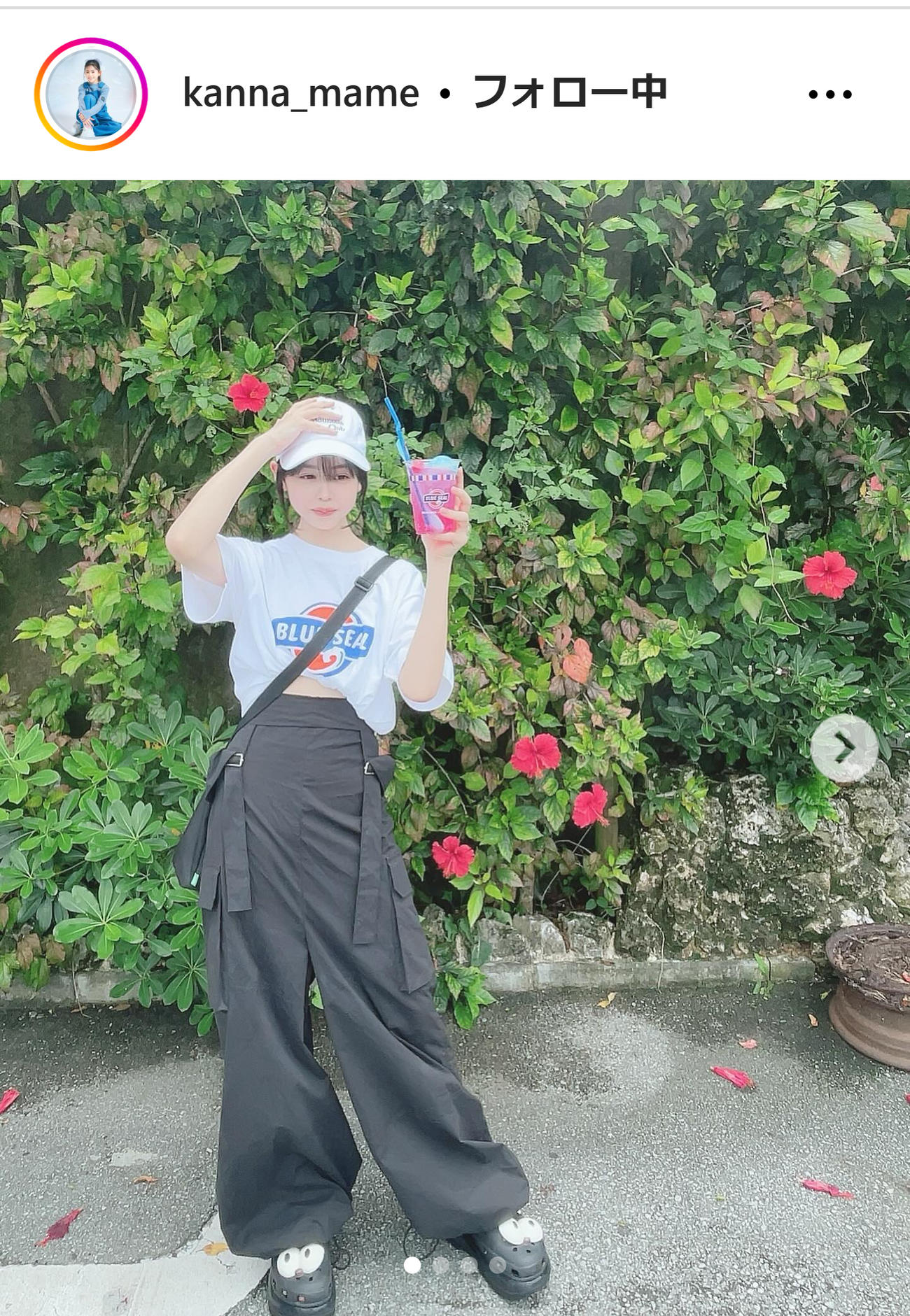 梶原叶渚のインスタグラムから