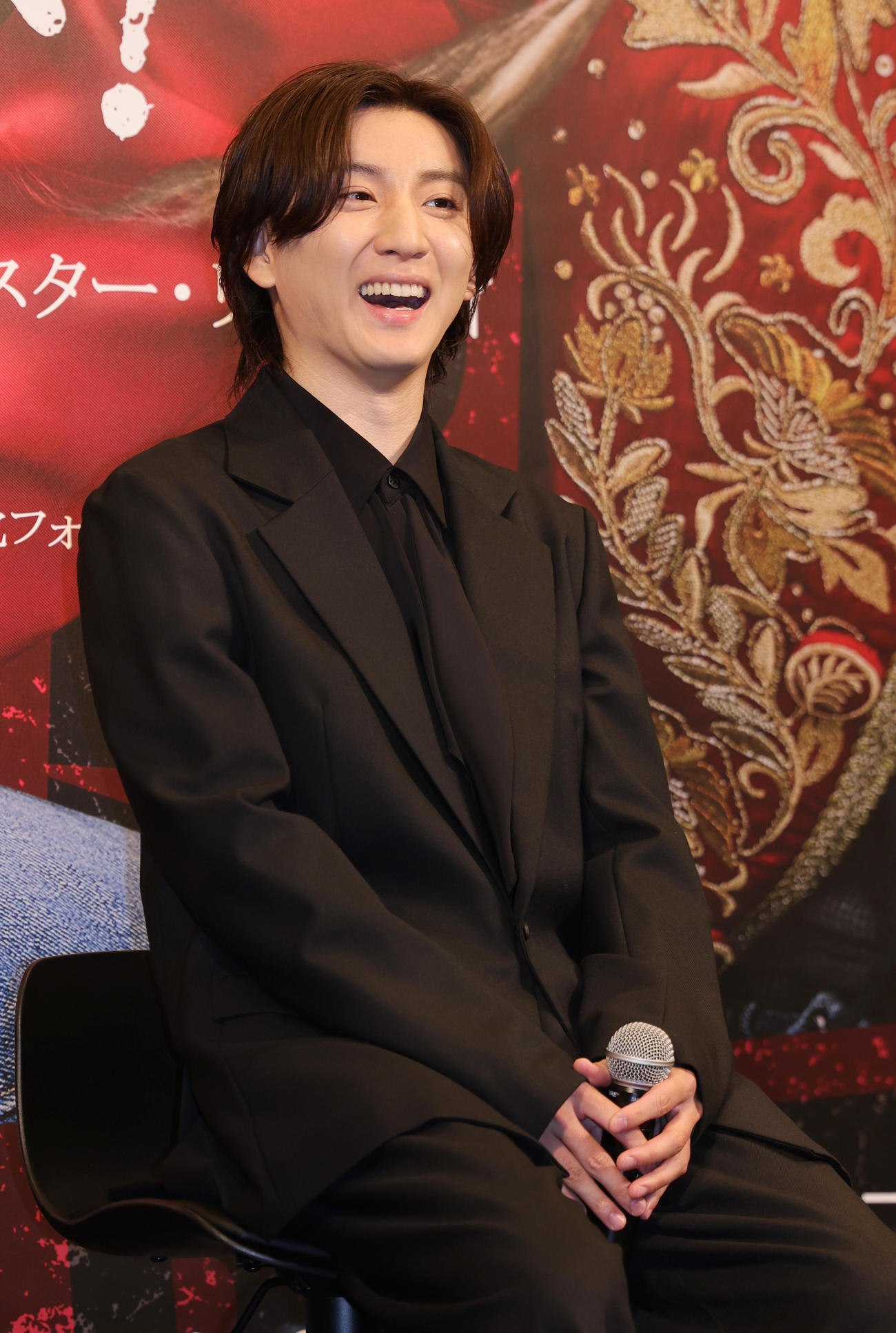 ミュージカル「モーツァルト！」の制作発表会見に登場した京本大我（撮影・野上伸悟）