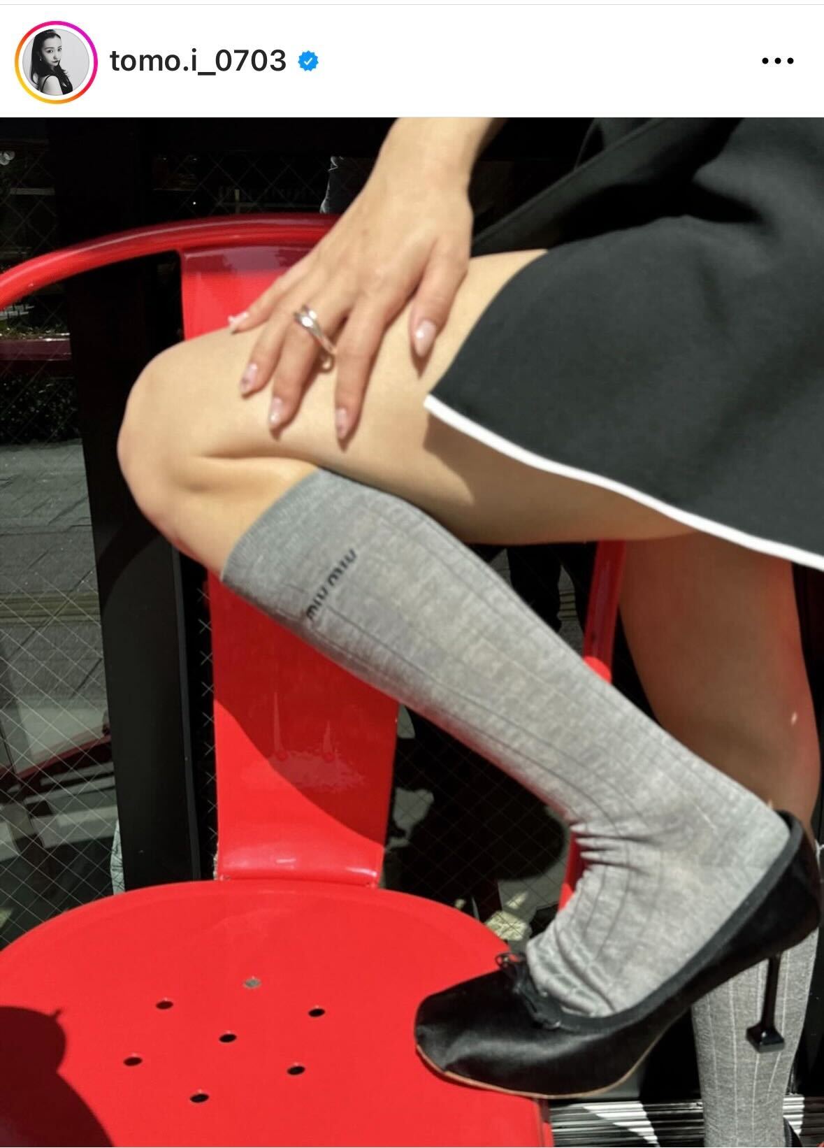 板野友美のインスタグラムから