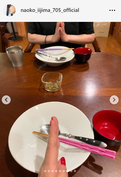 飯島直子のインスタグラムから