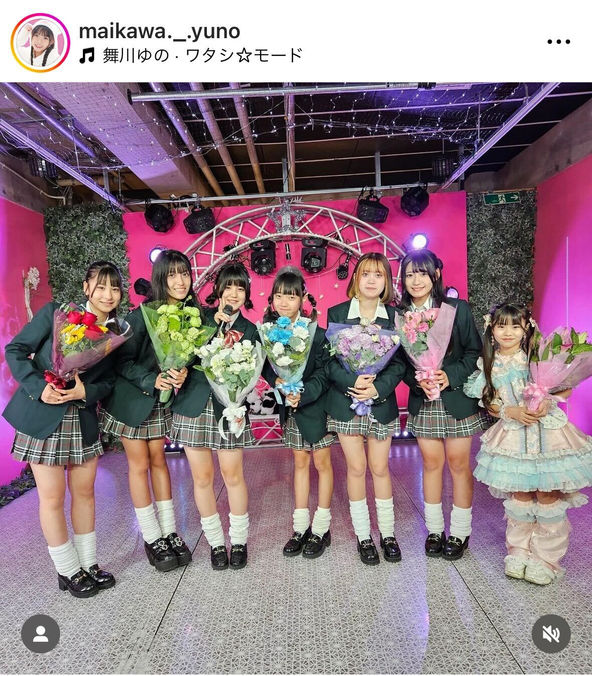 舞川ゆののインスタグラムから