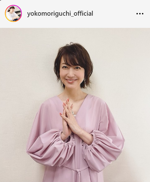森口瑶子のインスタグラムから