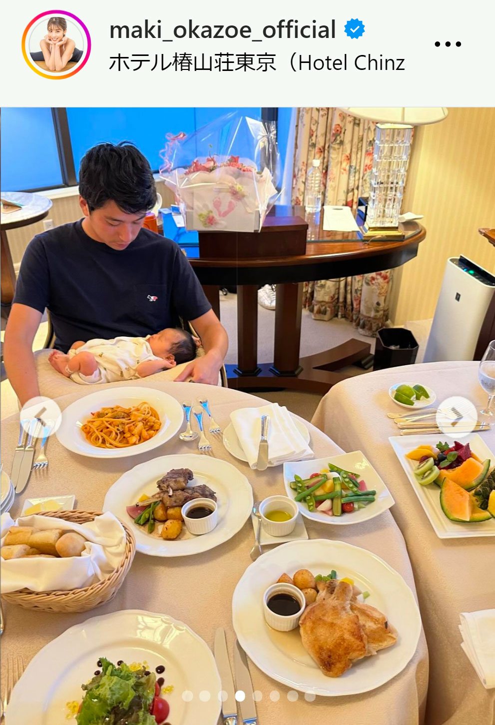 岡副麻希のインスタグラムから
