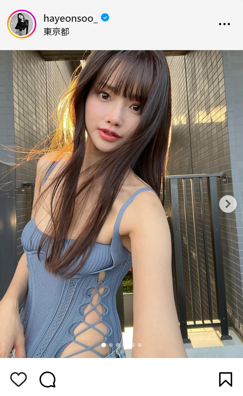 ハ・ヨンスのインスタグラムから