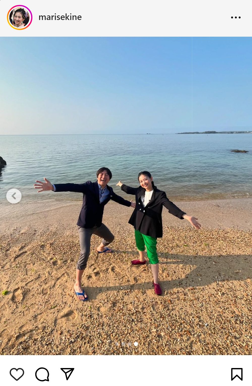 関根麻里のインスタグラムから