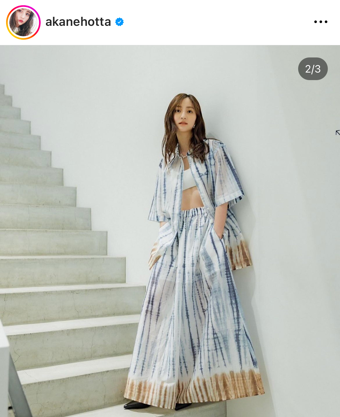 堀田茜のインスタグラムから