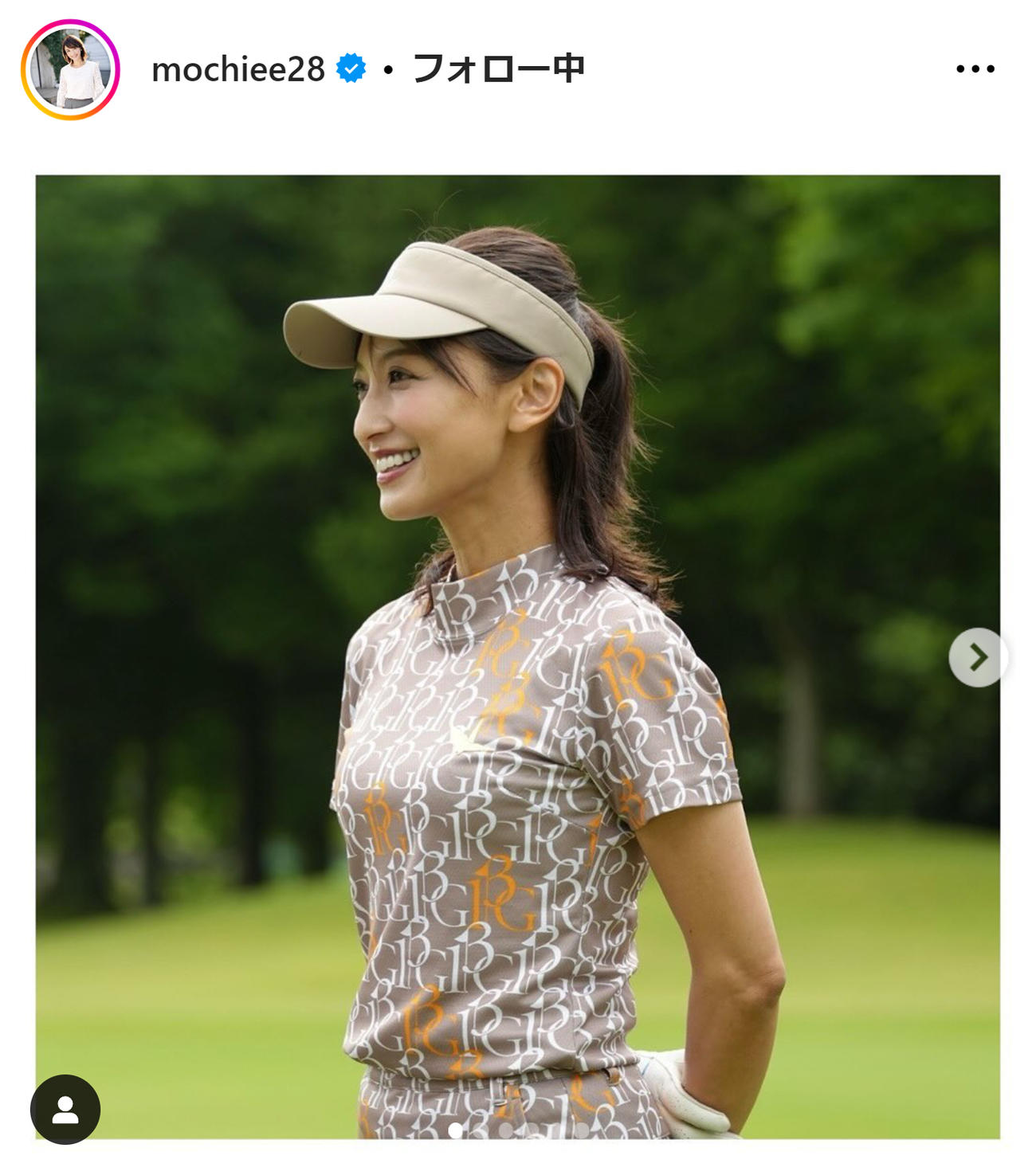 望月理恵のインスタグラムから