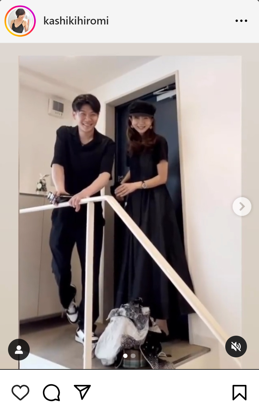 樫木裕実さんのインスタグラムから
