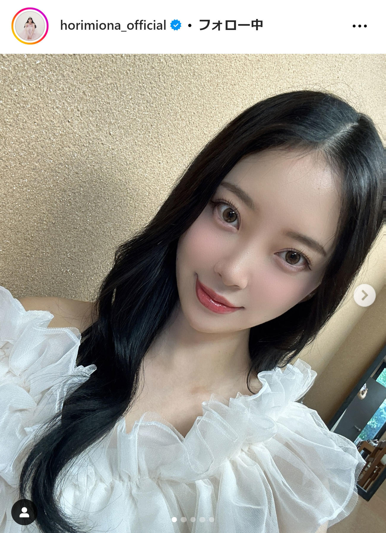 堀未央奈のインスタグラムから