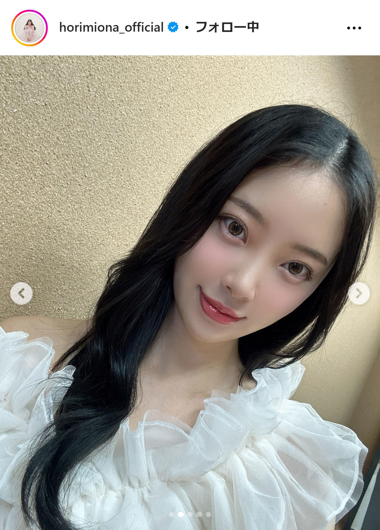 堀未央奈のインスタグラムから