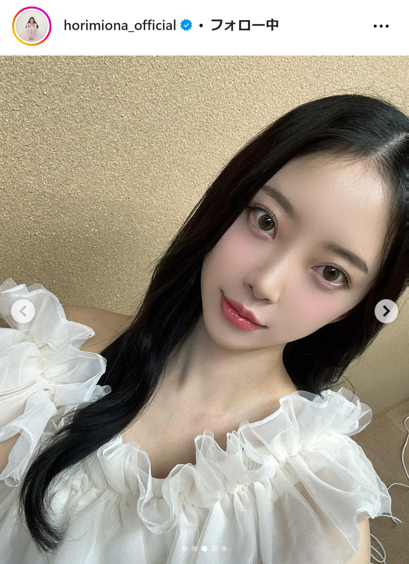 堀未央奈のインスタグラムから
