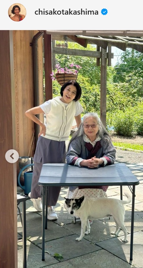 高嶋ちさ子のインスタグラムから