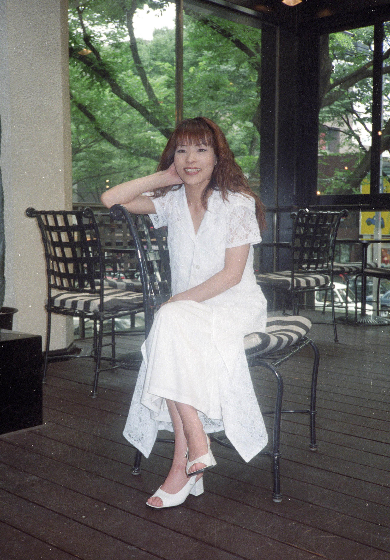 新曲「ノラ」発表会　9年ぶりに名曲「ノラ」を復活させた門倉有希さん（98年7月9日）