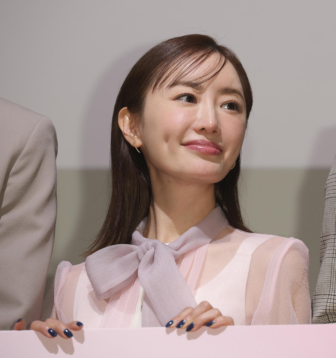 ドラマ「ミス・ターゲット」制作発表会見を行った松本まりか（24年4月撮影）