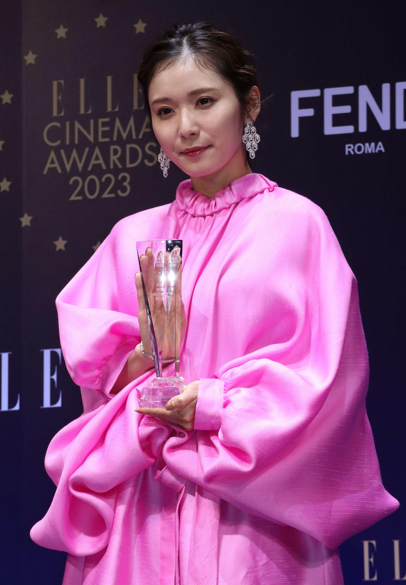 松岡茉優（23年12月撮影）