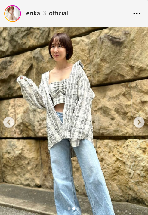 山川恵里佳のインスタグラムから