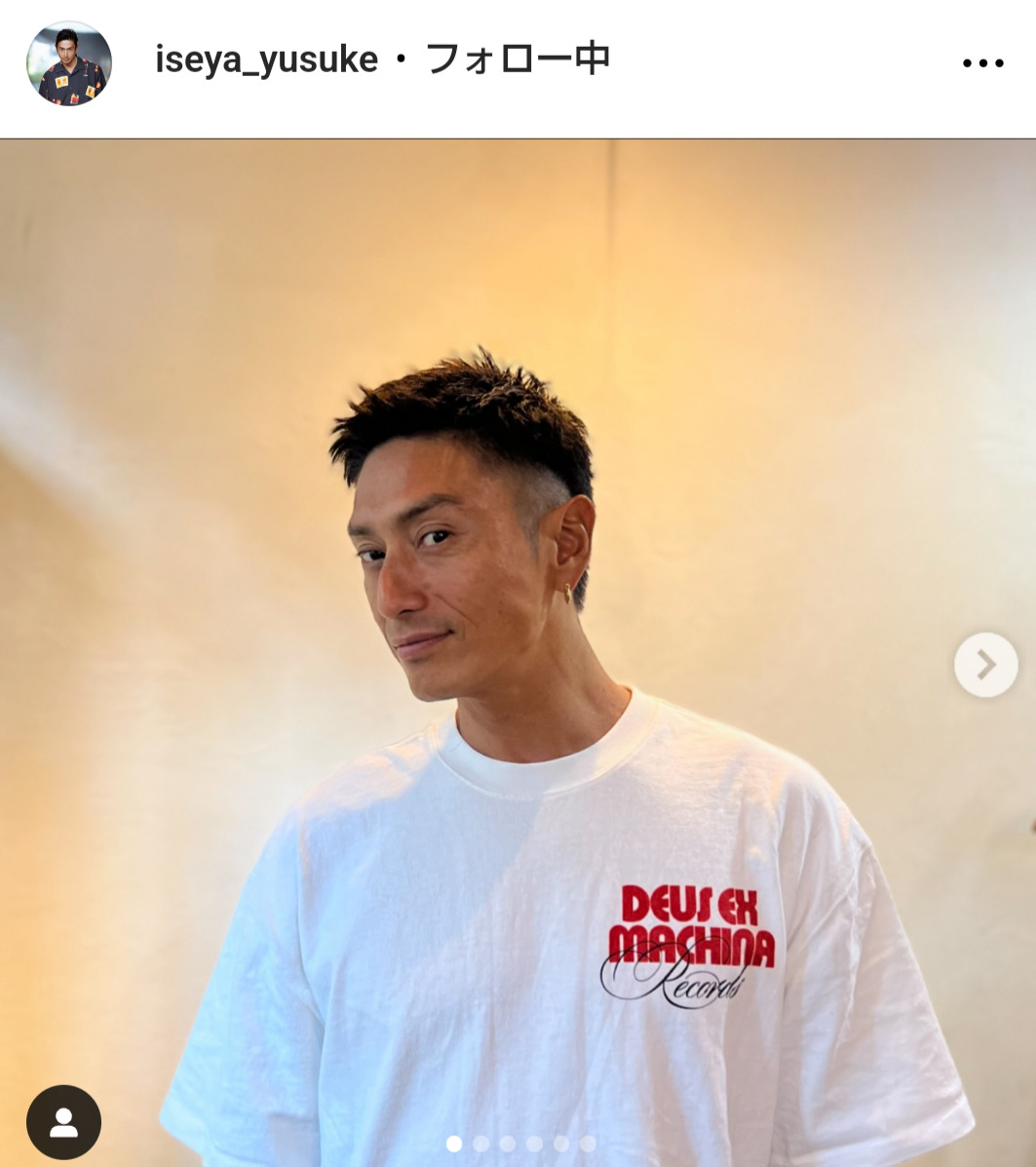 伊勢谷友介のインスタグラムから