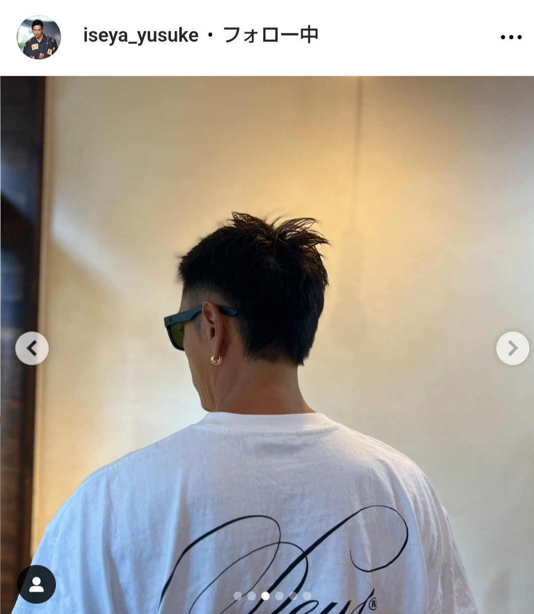 伊勢谷友介のインスタグラムから