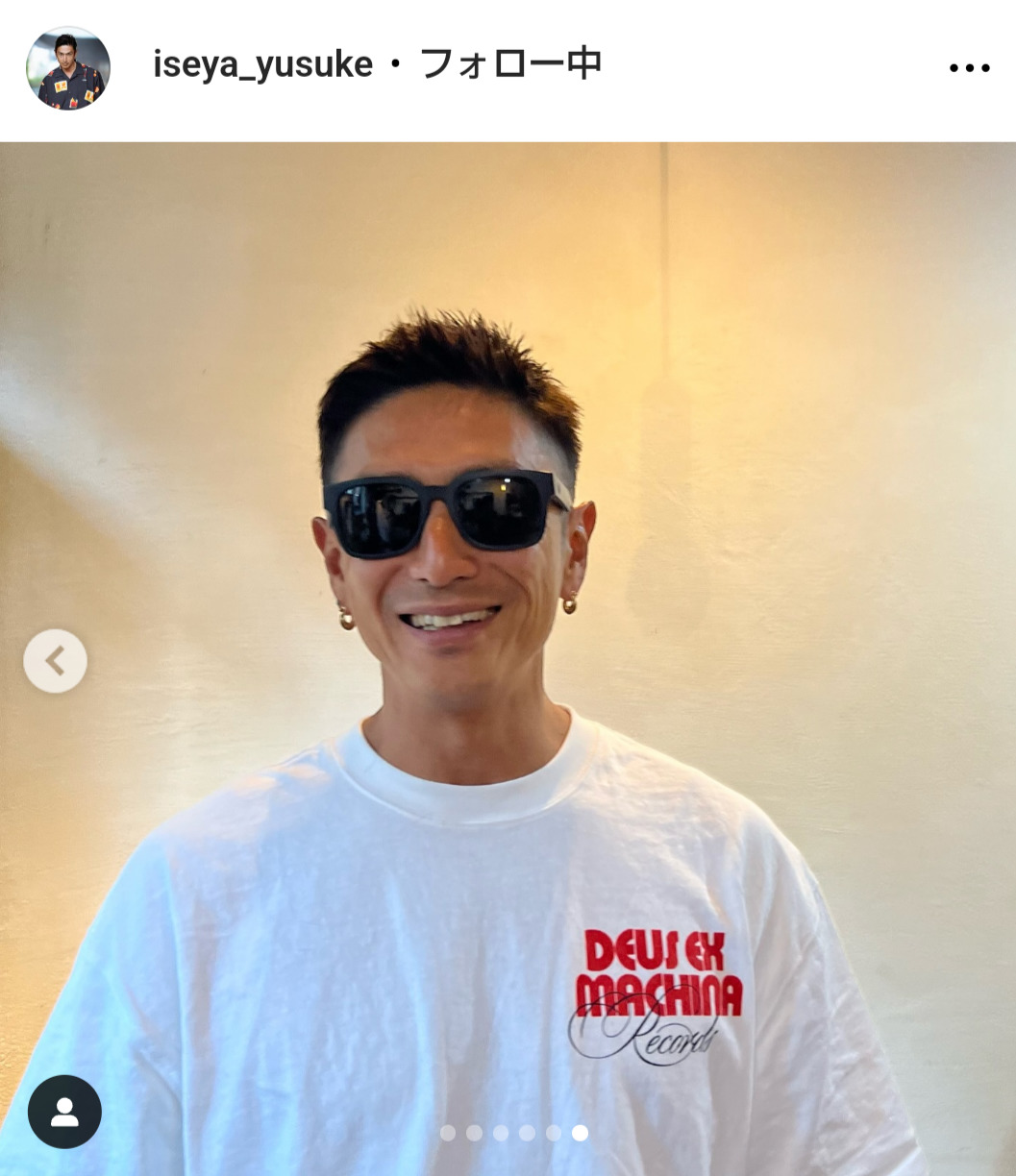 伊勢谷友介のインスタグラムから
