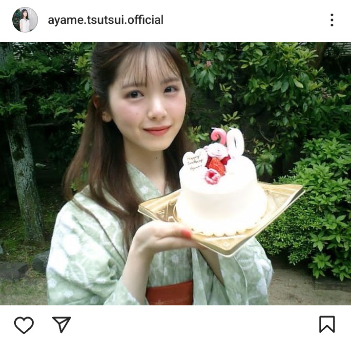 乃木坂46筒井あやめの公式インスタグラムから