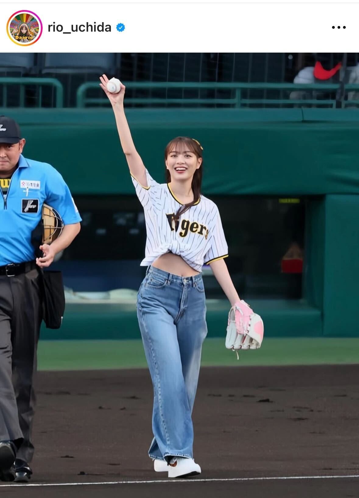 内田理央のインスタグラムから