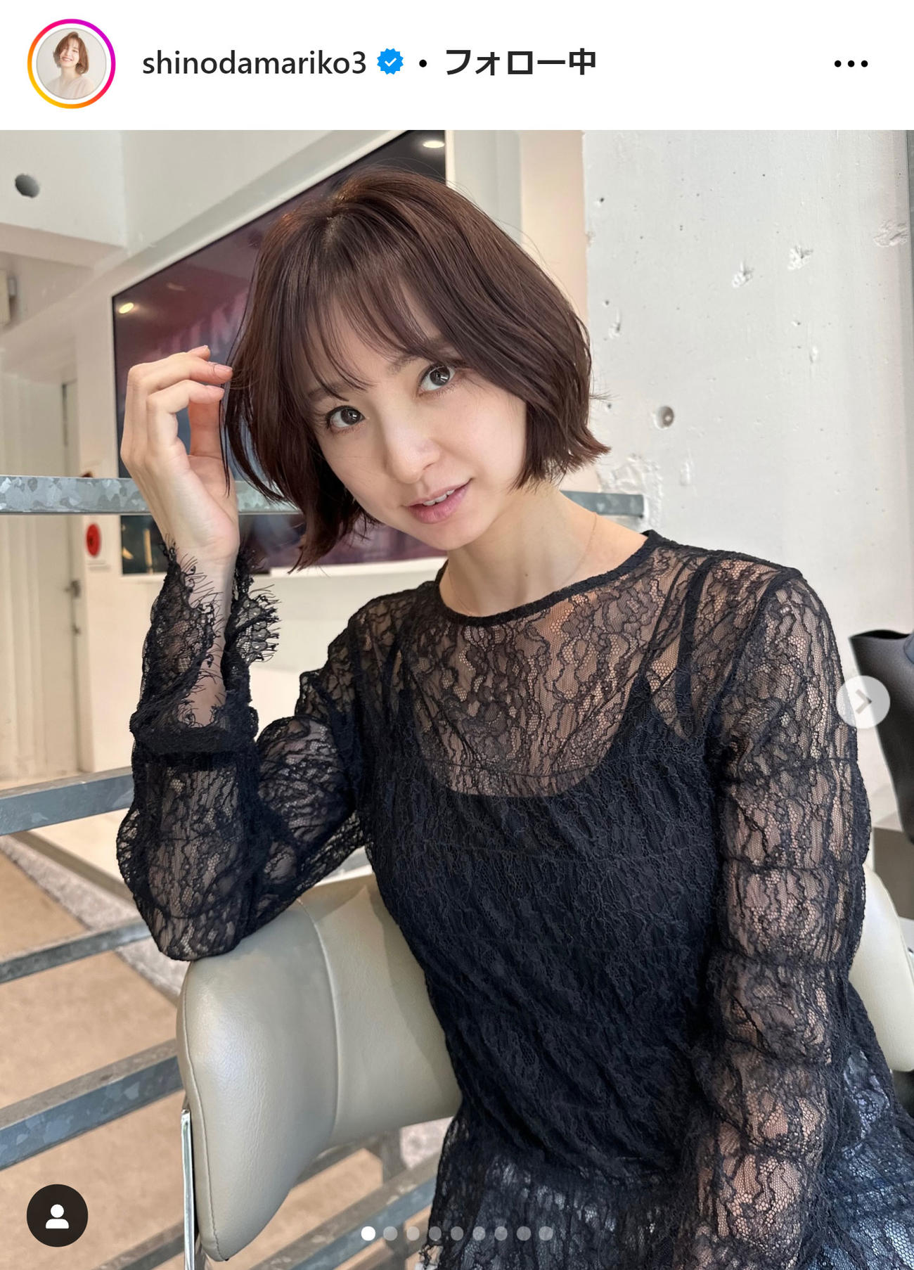 篠田麻里子のインスタグラムから