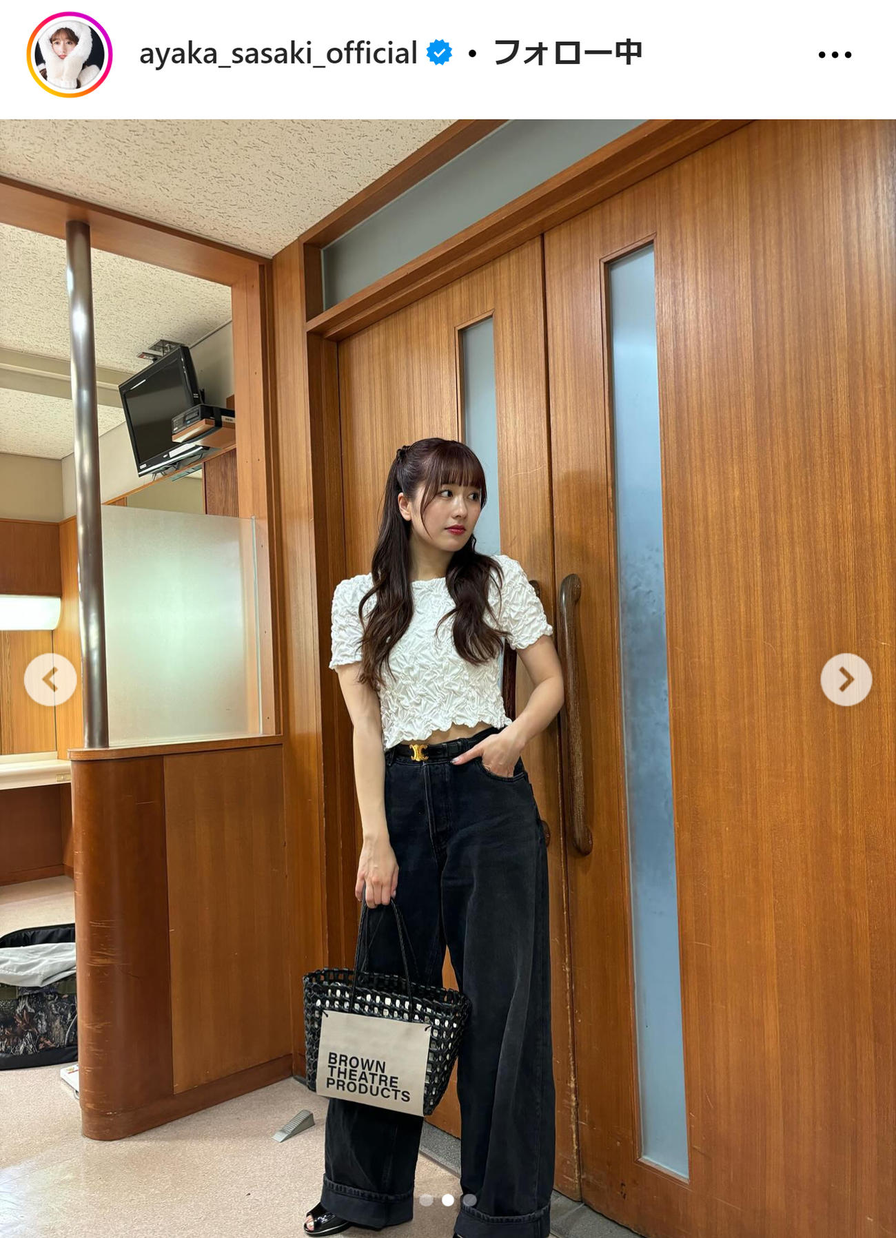 ももクロ佐々木彩夏のインスタグラムから