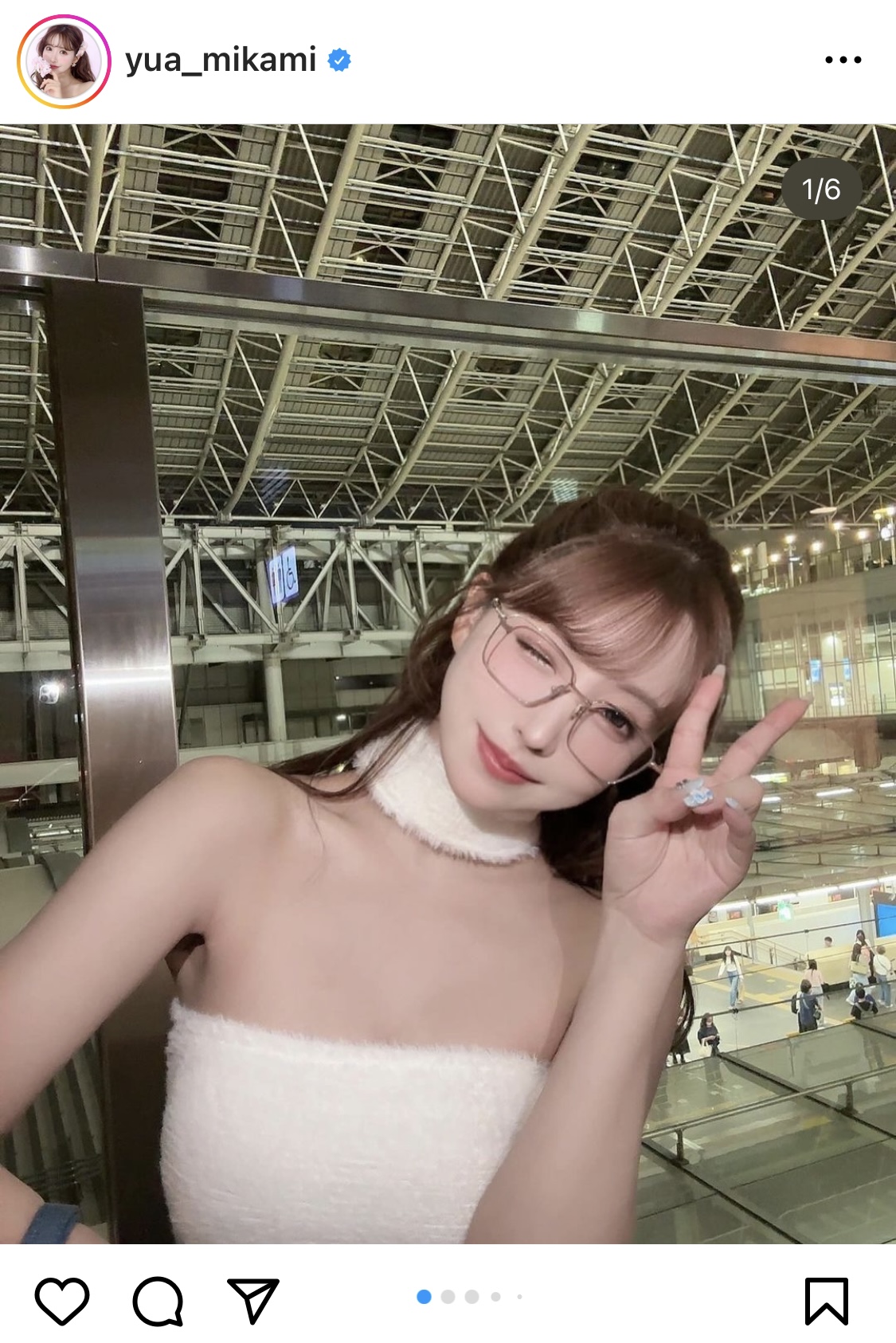 三上悠亜のインスタグラムから