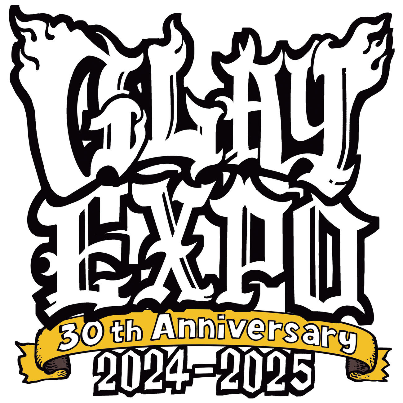 GLAYのデビュー30周年記念ライブ「GLAY 30th Anniversary GLAY EXPO 2024－2025」のロゴ