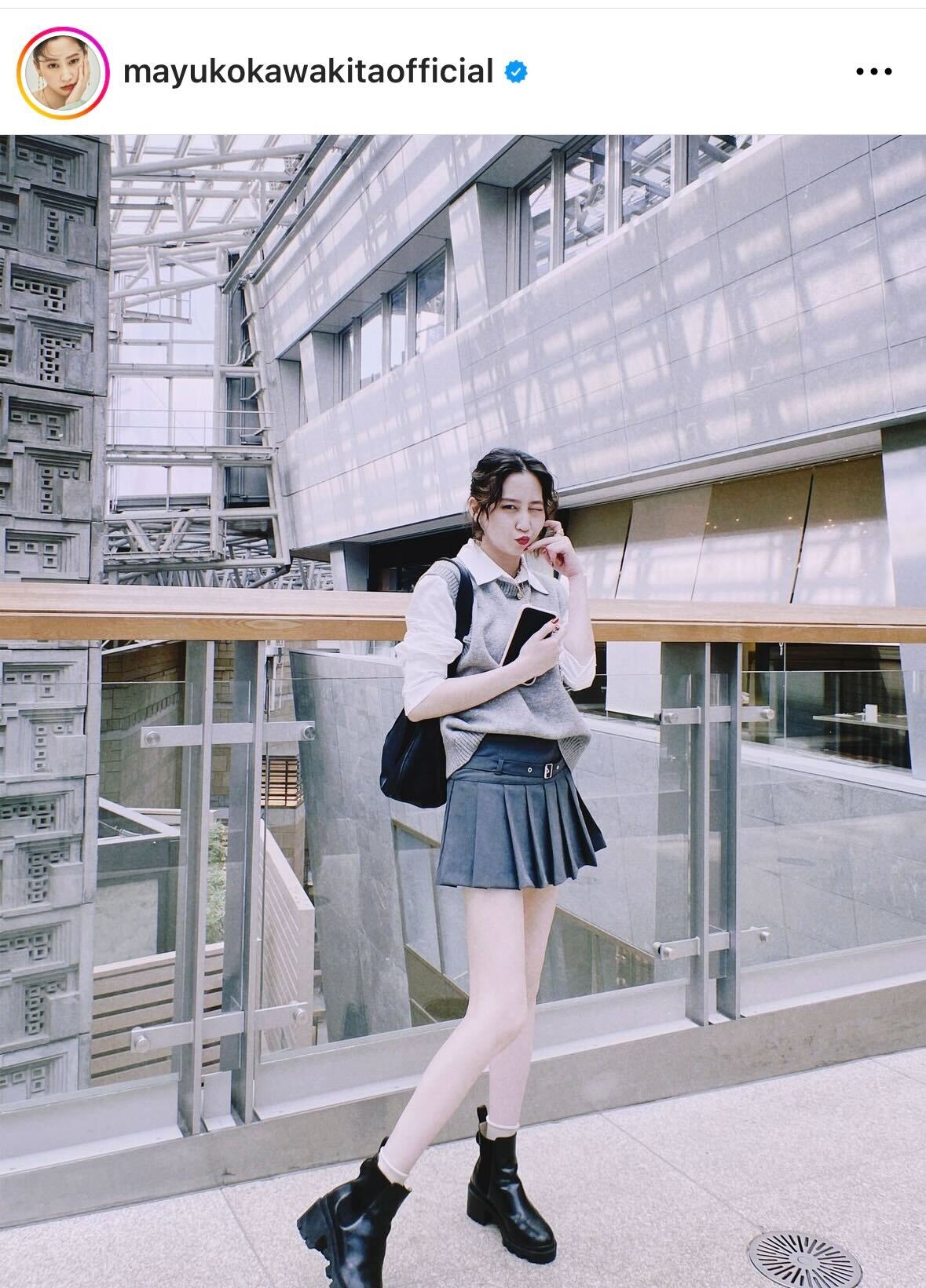河北麻友子のインスタグラムから