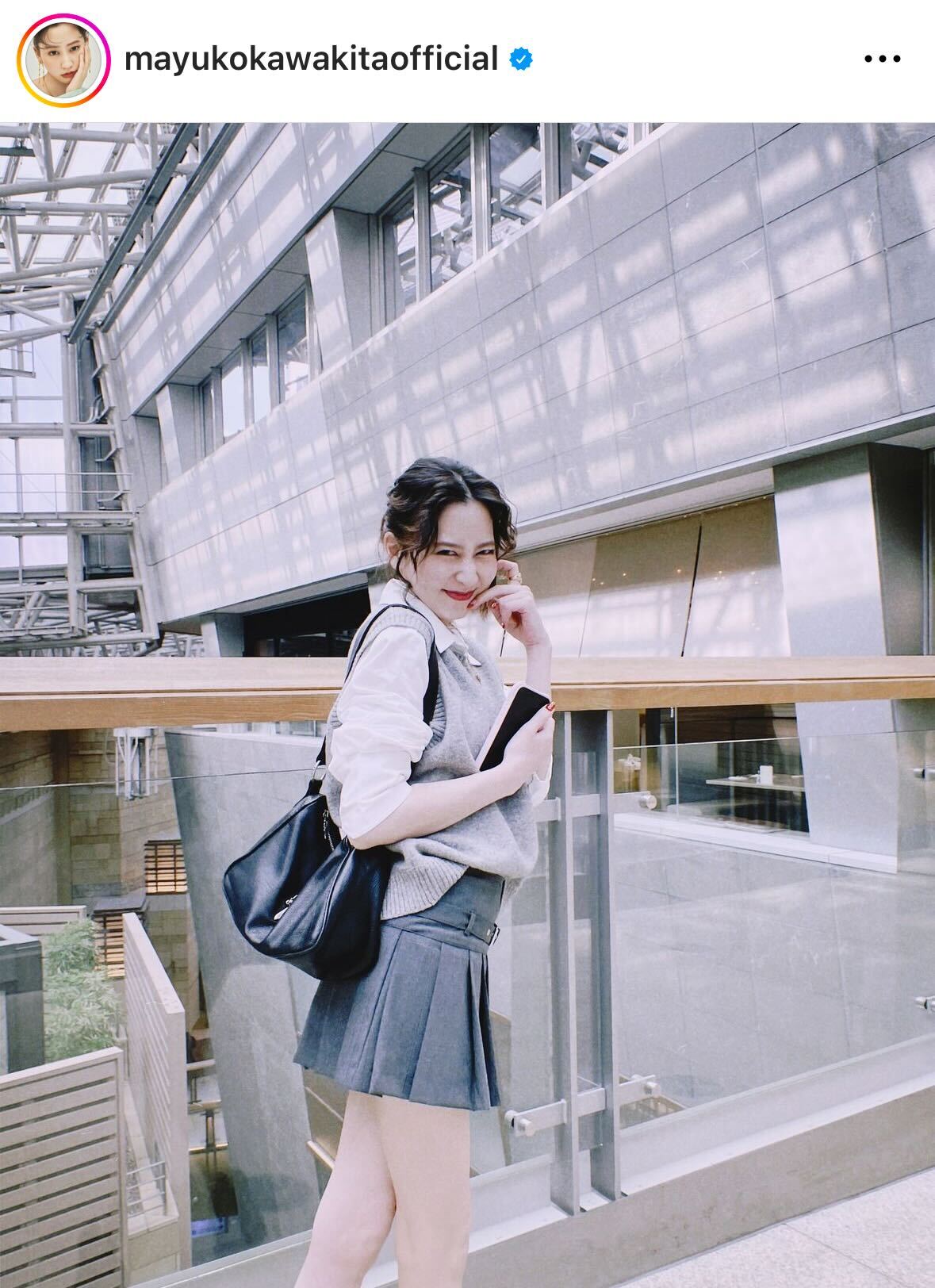 河北麻友子のインスタグラムから
