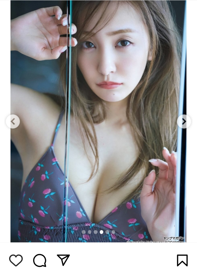 板野友美のインスタグラムから