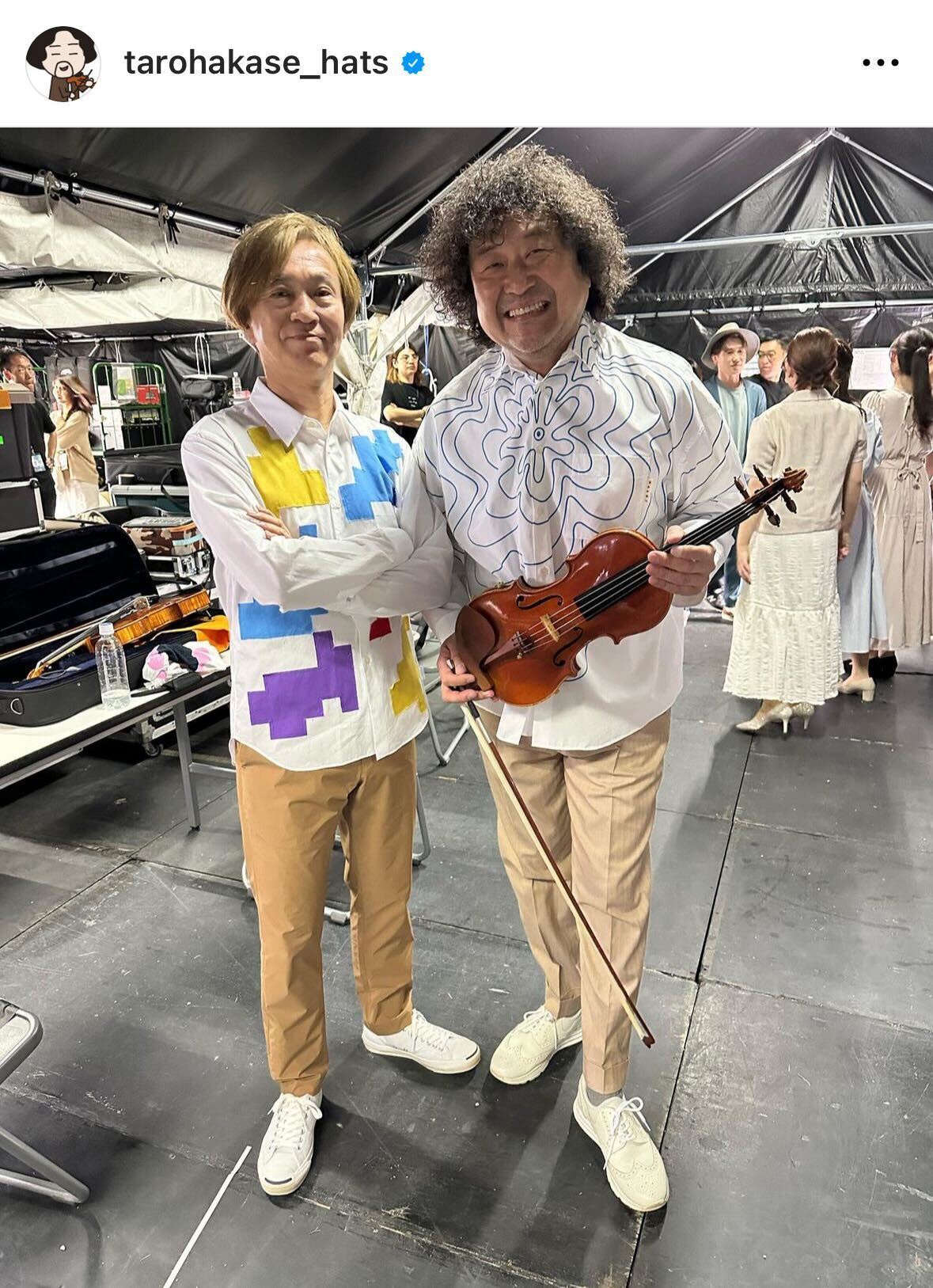 葉加瀬太郎のインスタグラムから