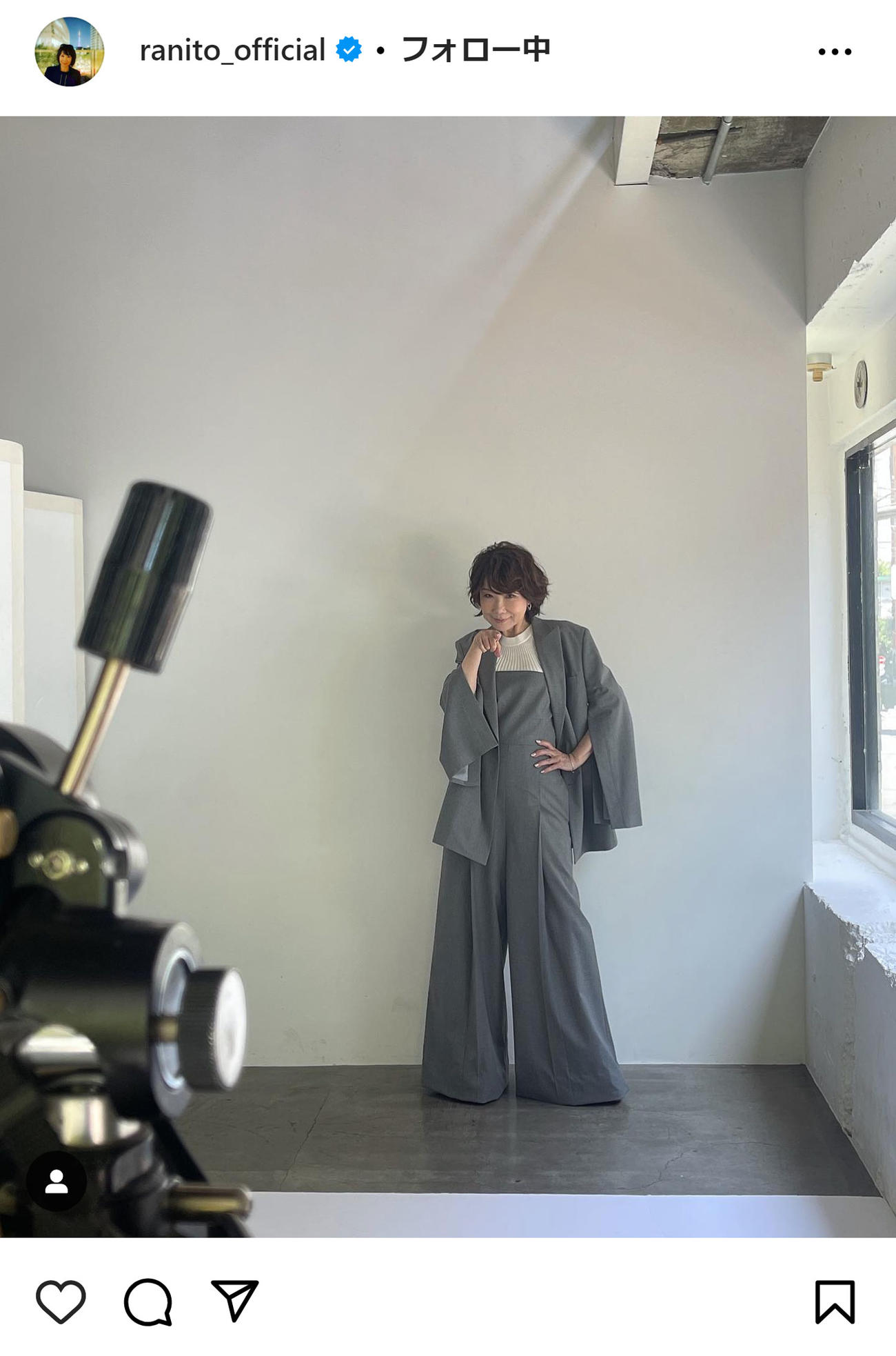 伊藤蘭のインスタグラムから