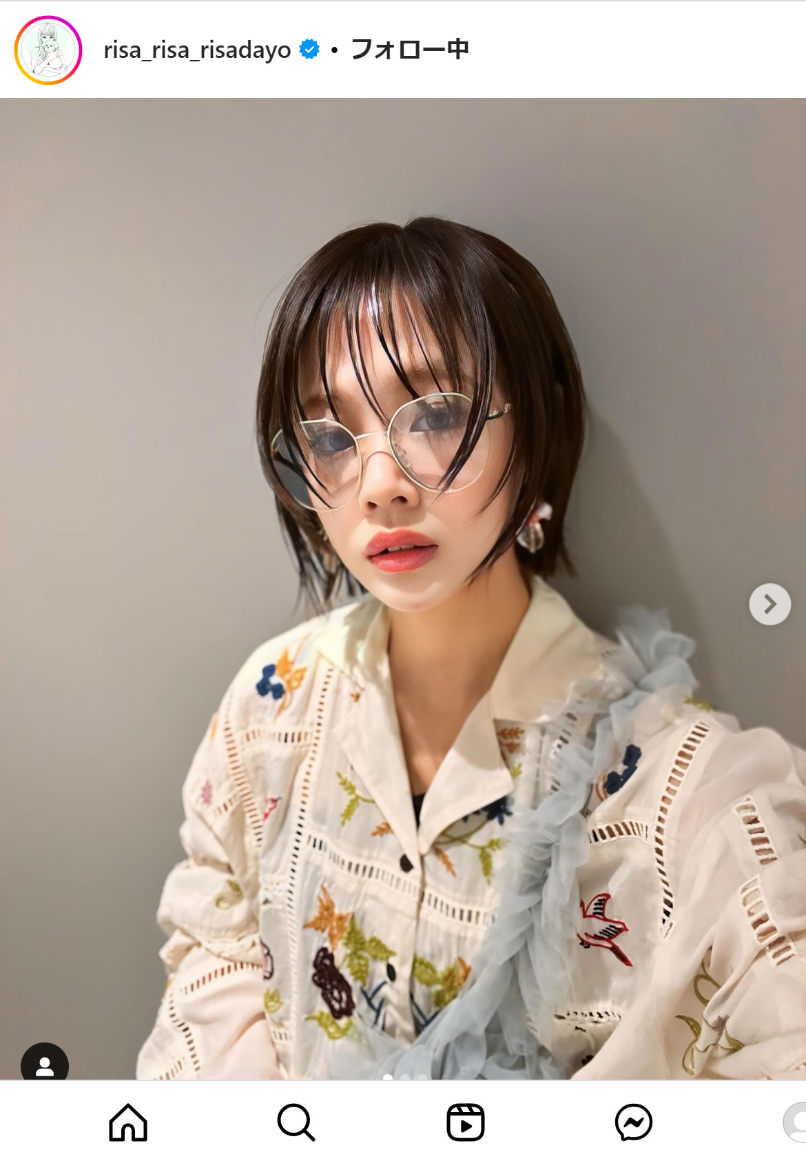 新垣里沙のインスタグラムから