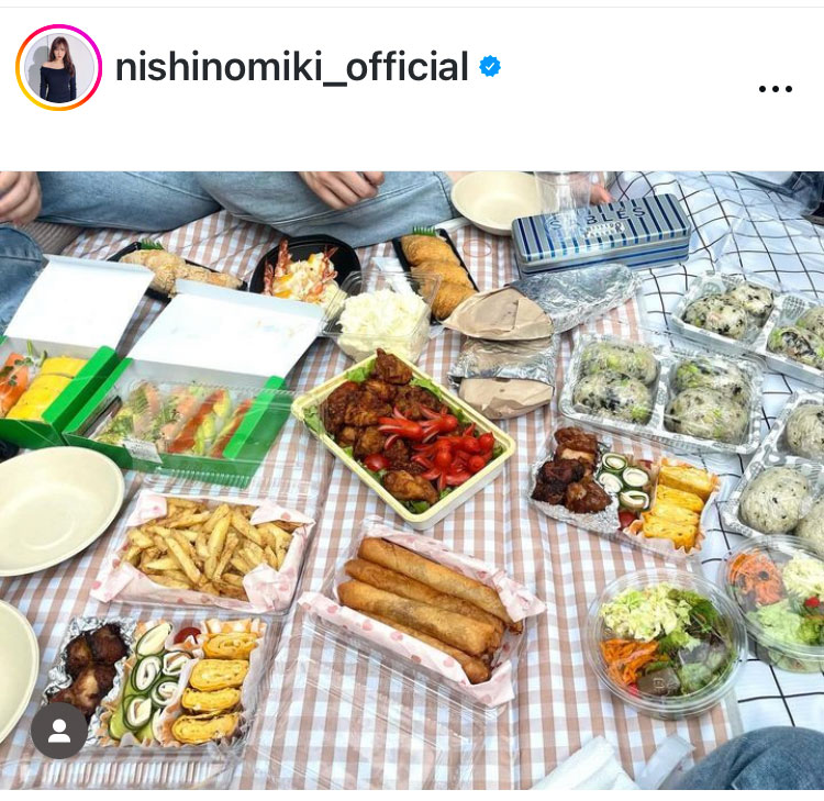 西野未姫のインスタグラムから