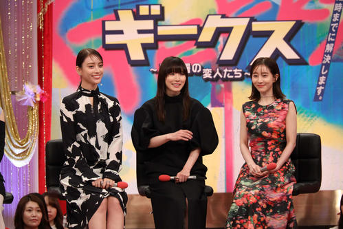 松岡茉優、結婚を発表後初の公の場　会場も祝福ムード　フジドラマ５作品から豪華キャスト一堂に
