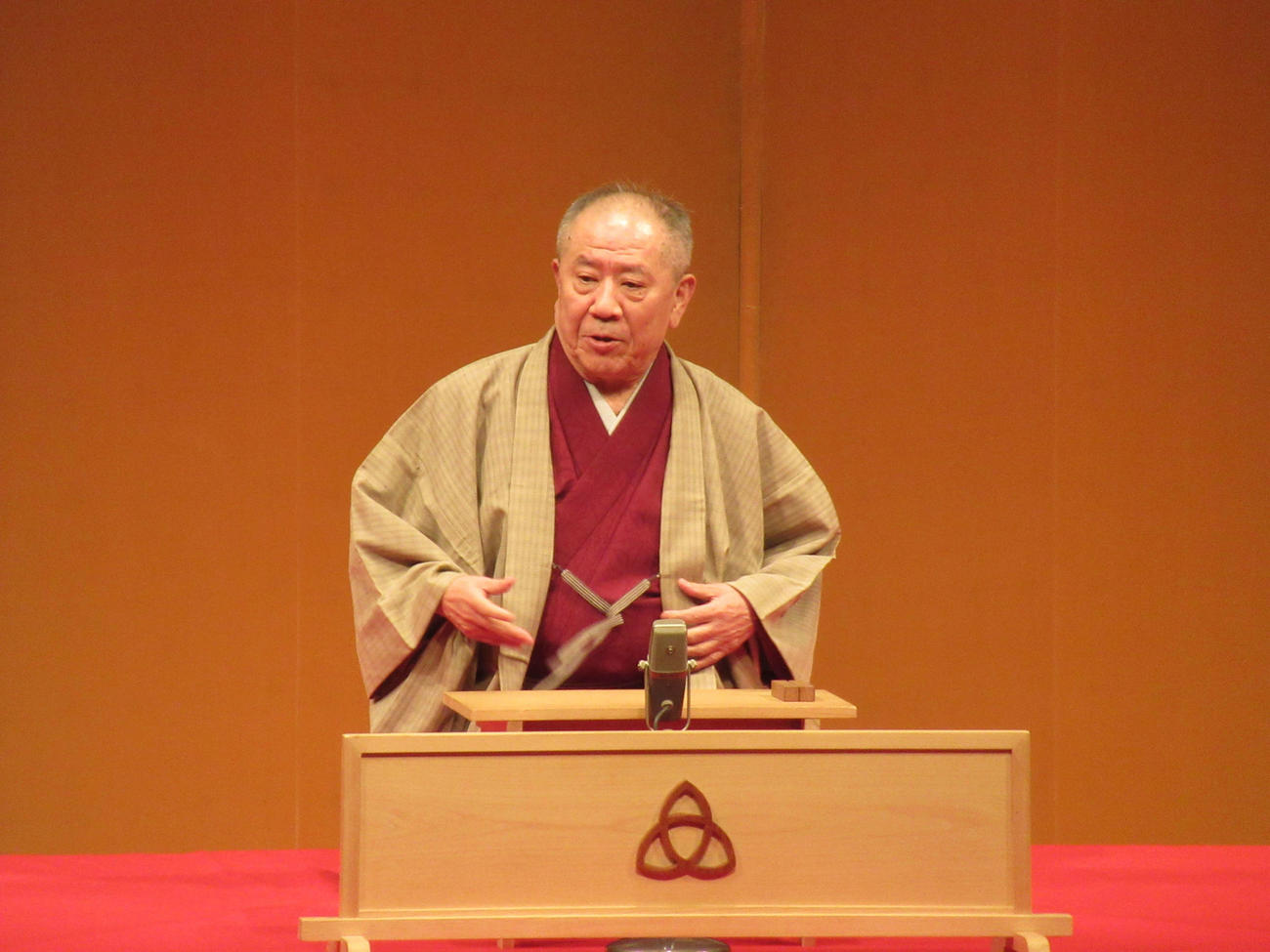 「米朝まつり」に出演した桂ざこばさん（2020年8月撮影）