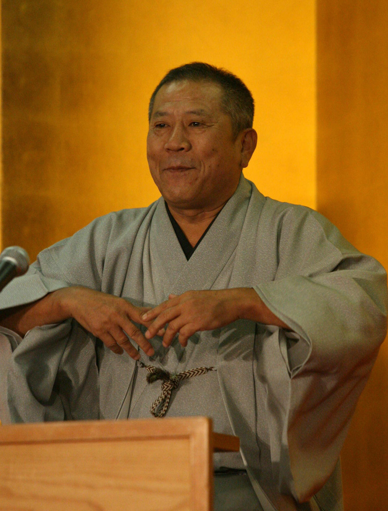 上方落語のイベント「彦八まつり」　桂ざこばさん（2007年9月撮影）