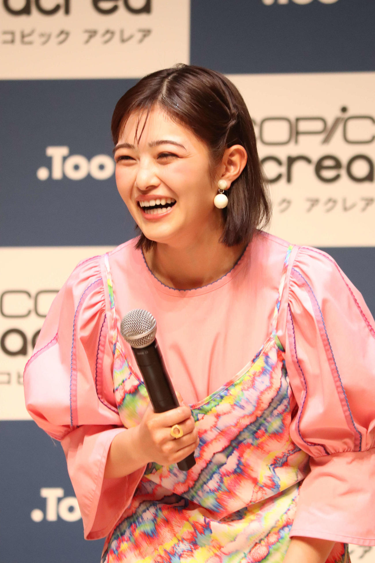 画材ブランド「コピック」新商品発表会に出席した井上咲楽（撮影・加藤理沙）
