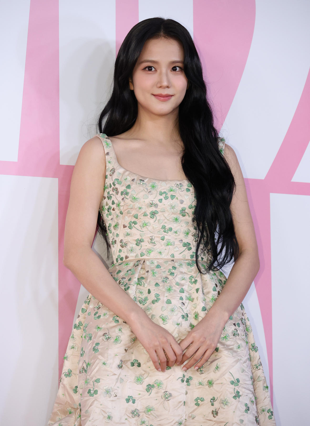 ディオールのイベントに参加したジス（撮影・中島郁夫）