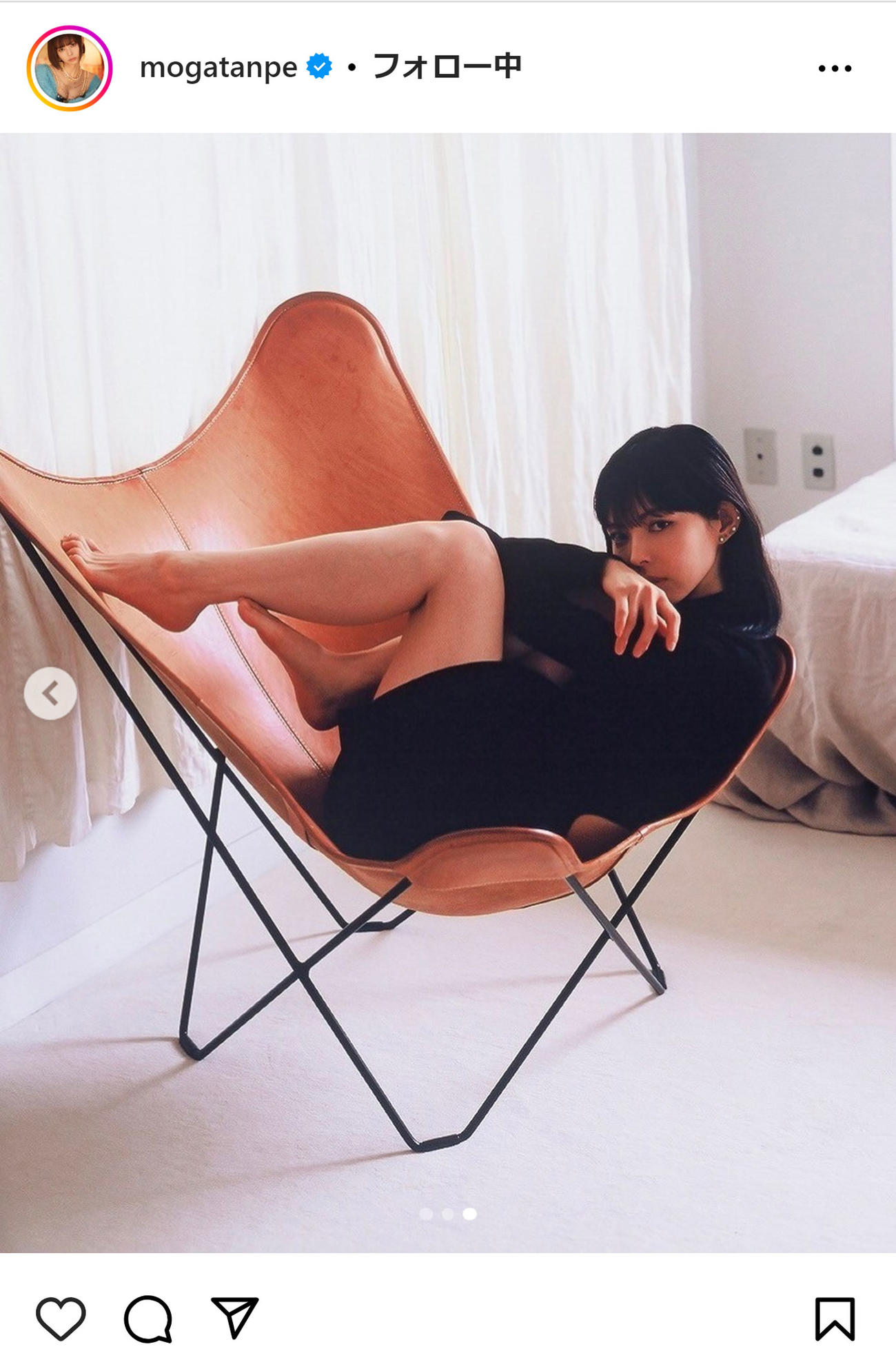 最上もがのインスタグラムから