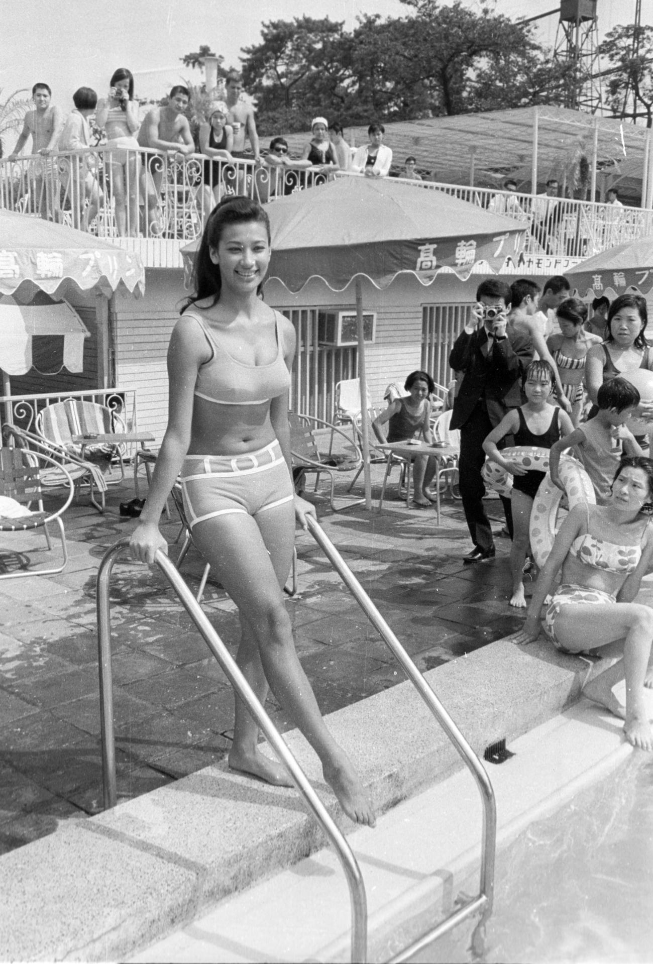 19歳の頃の前田美波里（67年8月撮影）