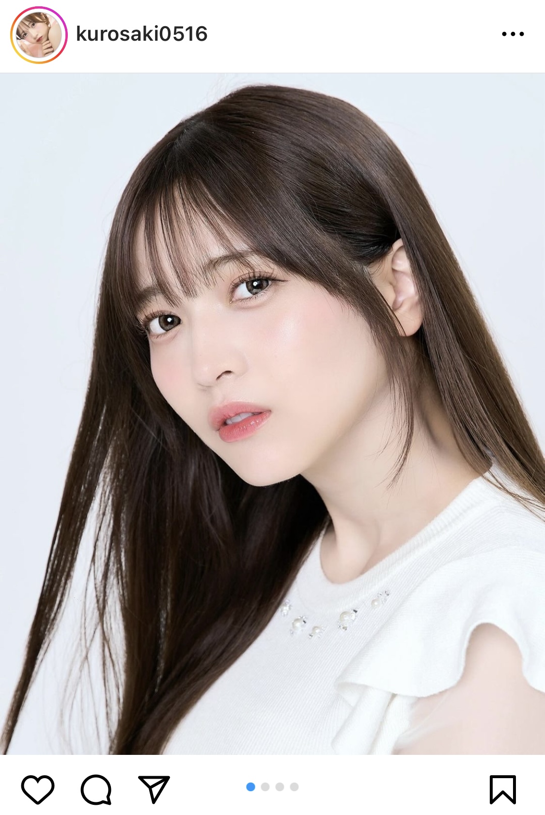 黒嵜菜々子のインスタグラムから