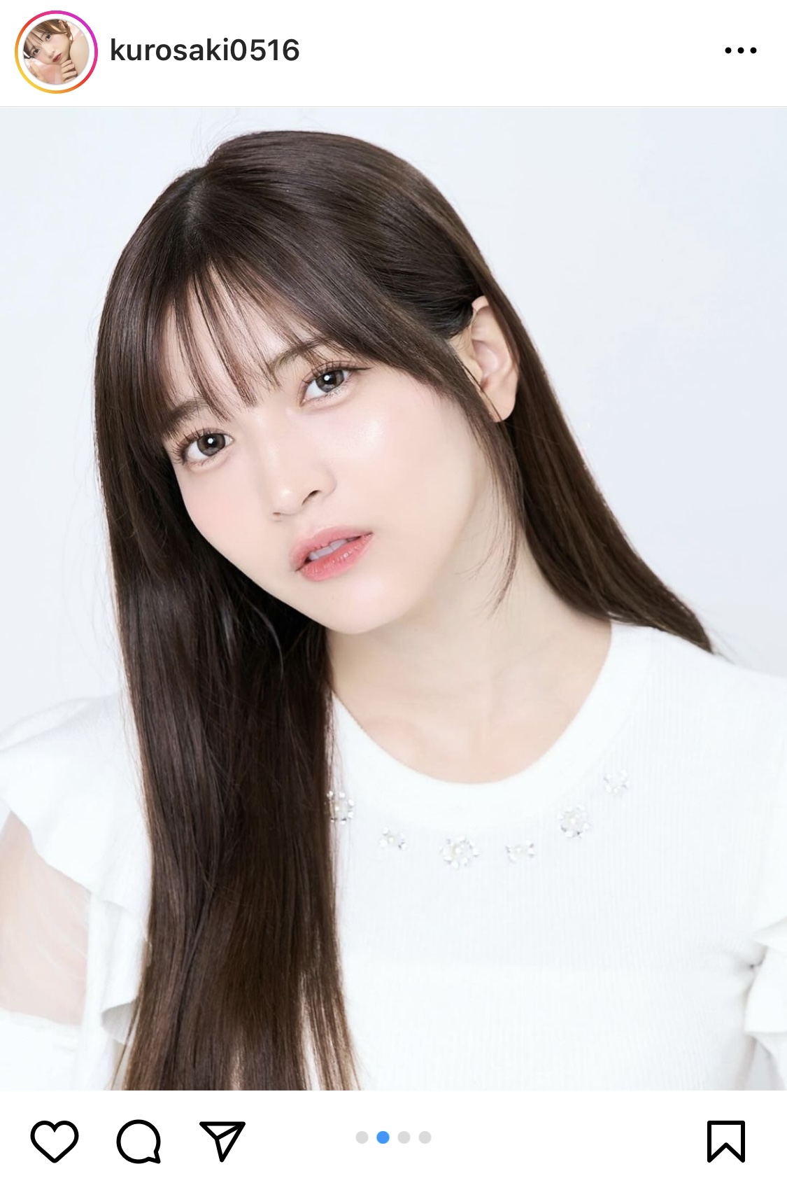 黒嵜菜々子のインスタグラムから