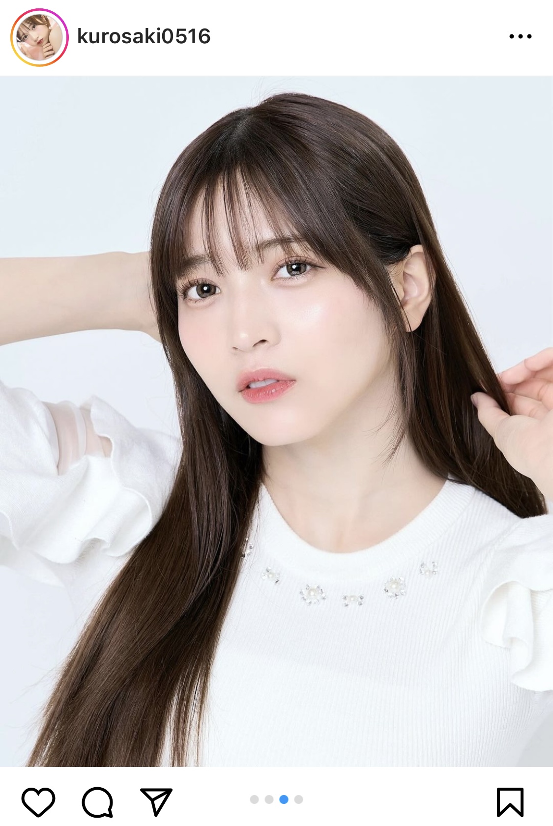 黒嵜菜々子のインスタグラムから