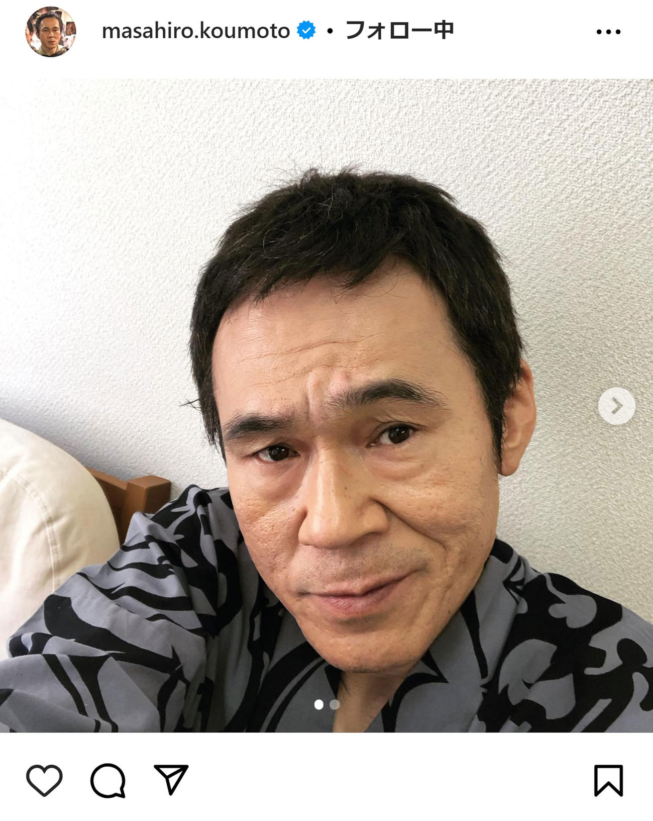 甲本雅裕のインスタグラムから