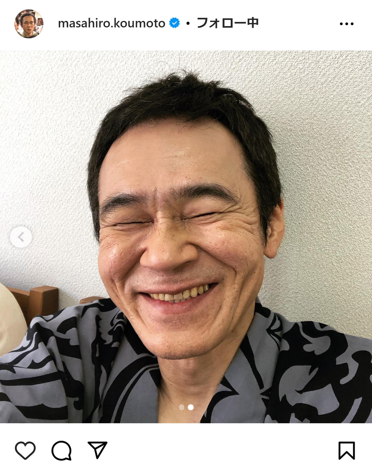 甲本雅裕のインスタグラムから