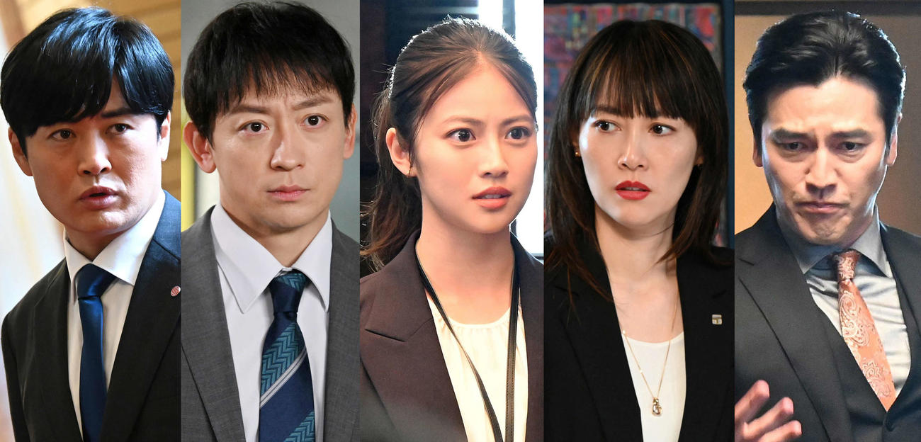 日本テレビ系ドラマ「花咲舞が黙ってない」の出演者たち