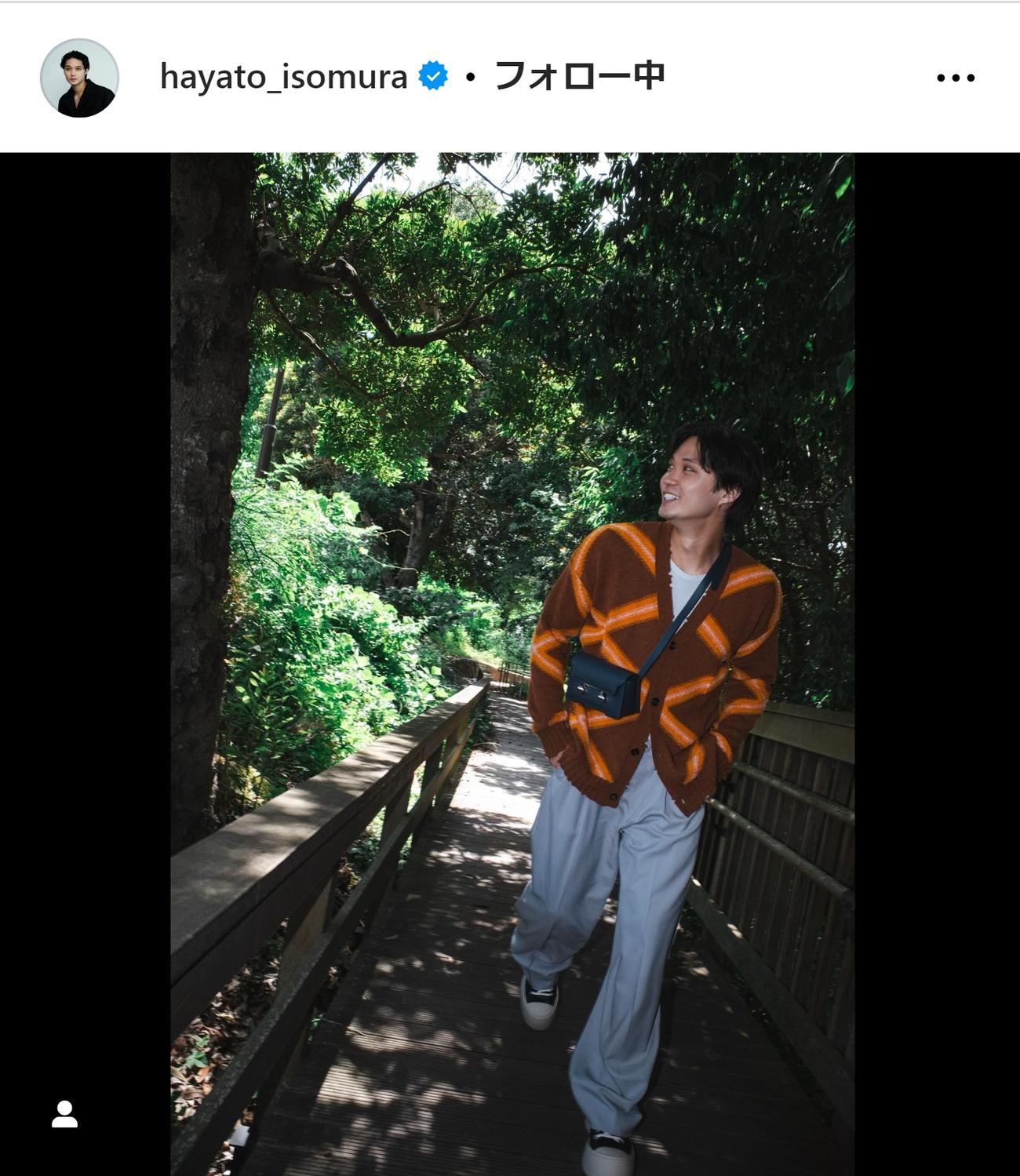 磯村勇斗のインスタグラムから